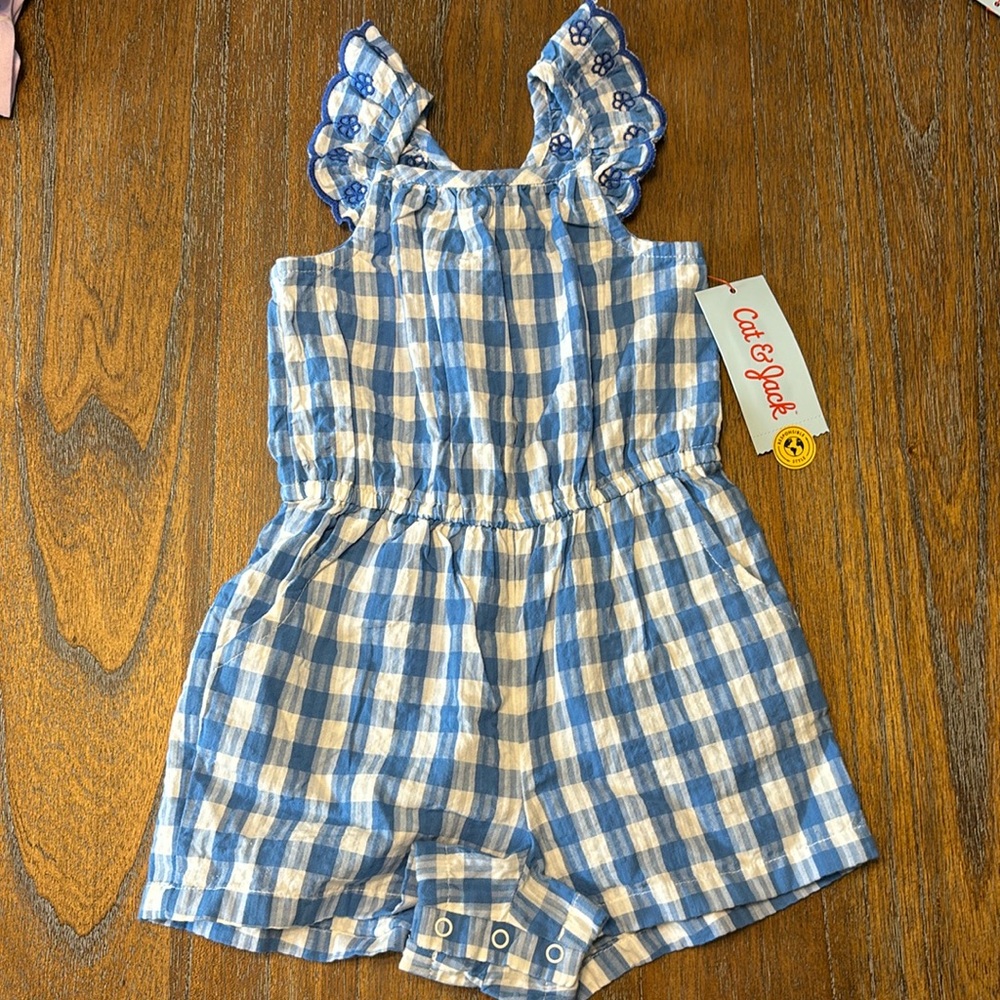 Cat and Jack Romper NWT